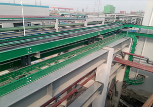 唐山三友集团兴达化纤有限公司2万吨/年粘胶短纤维技改项目SMC电缆桥架安装