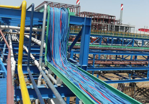 内蒙古乌海鸿达玻璃钢电缆桥架安装图
